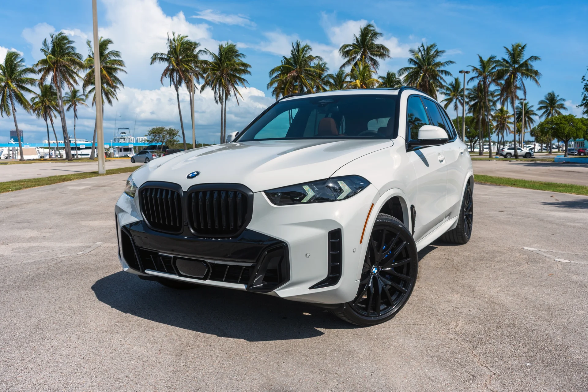 BMW X5 rental — exterior front three-quarter view