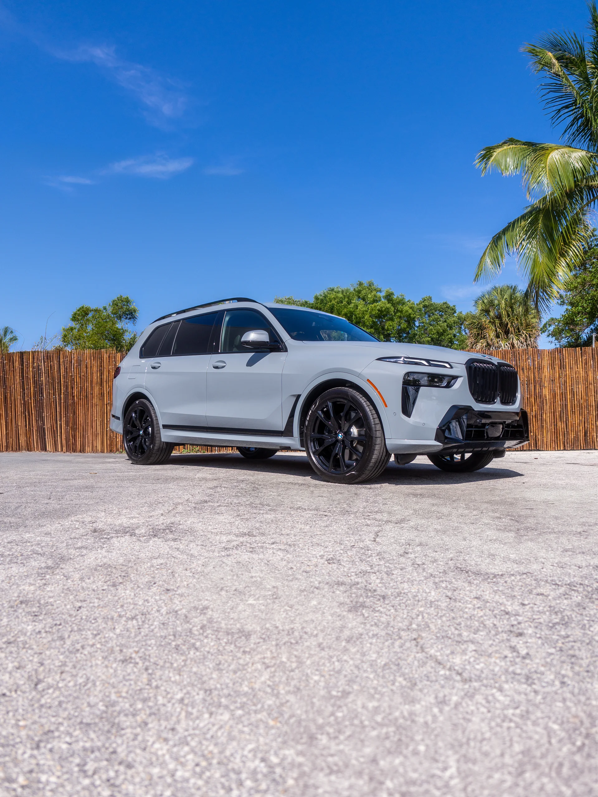 BMW X7 rental — exterior front three-quarter view