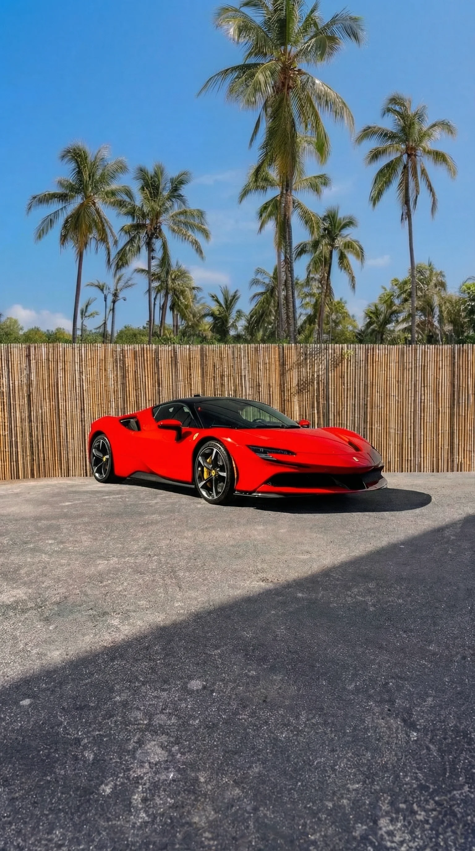Ferrari SF90 Stradale rental — exterior front three-quarter view