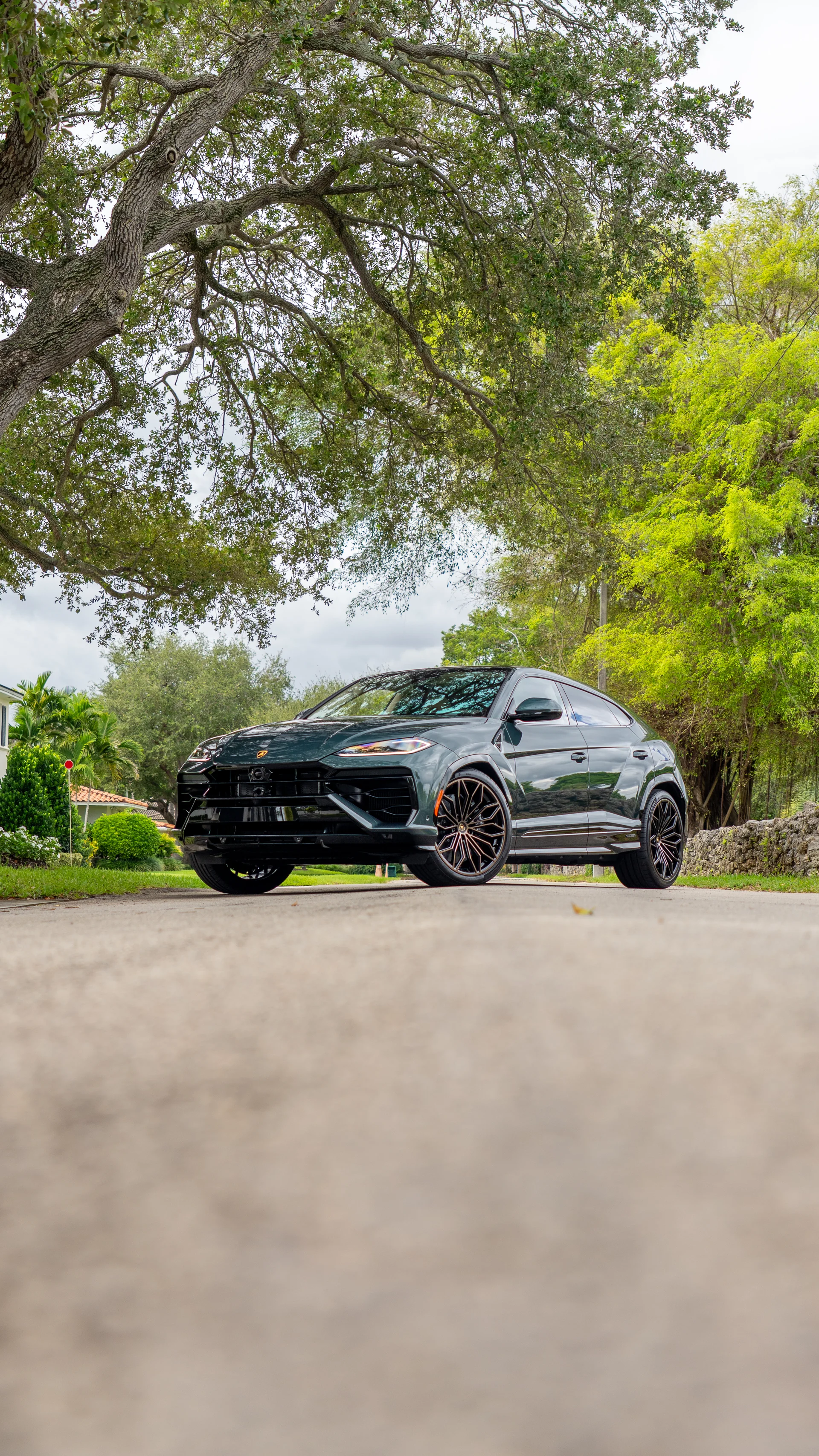 Lamborghini Urus SE rental — exterior front three-quarter view