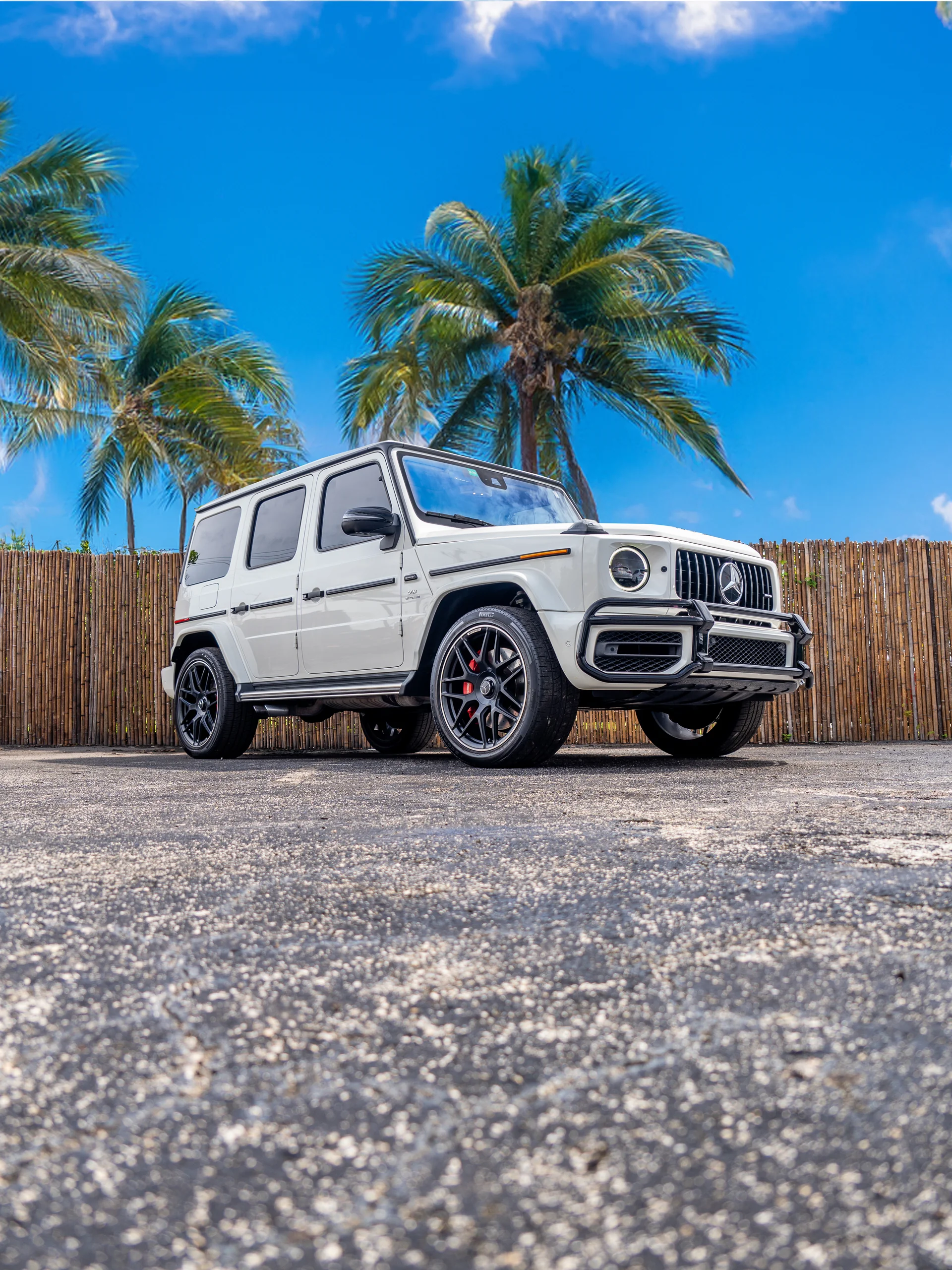 Mercedes-AMG G 63 rental — exterior front three-quarter view